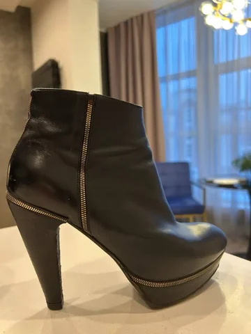 Ботильоны женские Италия натуральная кожа размер 37 - Одежда в Тольятти