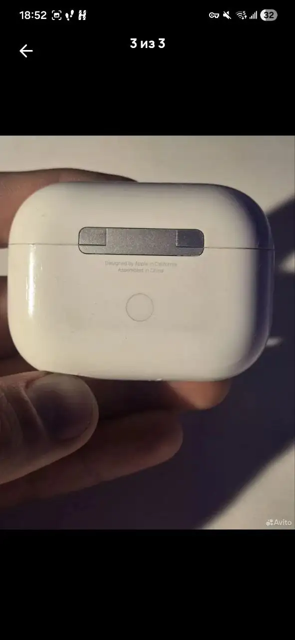 AirPods Pro 1 оригинал с неработающим шумодавом - Наушники и аудиотехника (Электроника) в Тольятти