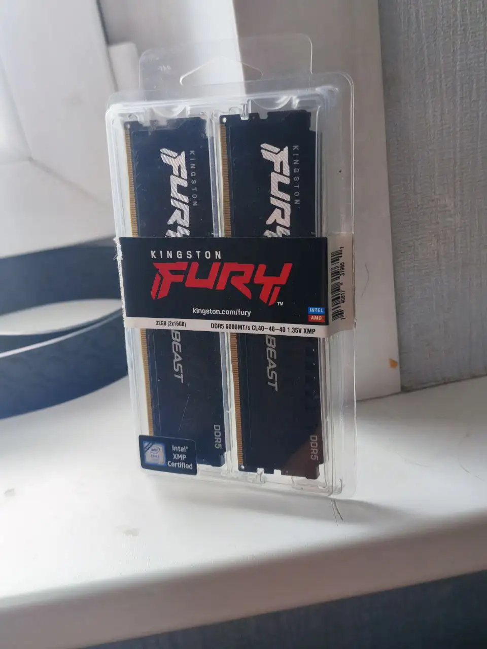 Kingston Fury Beast 32GB DDR5 6000MHz 16x2 - Комплектующие ПК (Электроника) в Тольятти