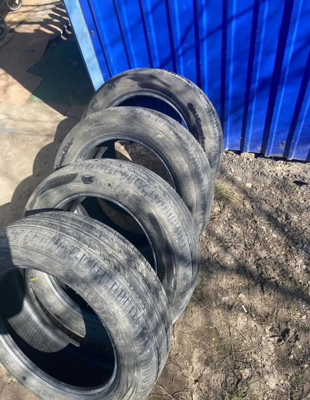 Комплект шин Giti GitiComfort F22 195/55 R16 после одного сезона - Шины и диски (Барахолка) в Тольятти