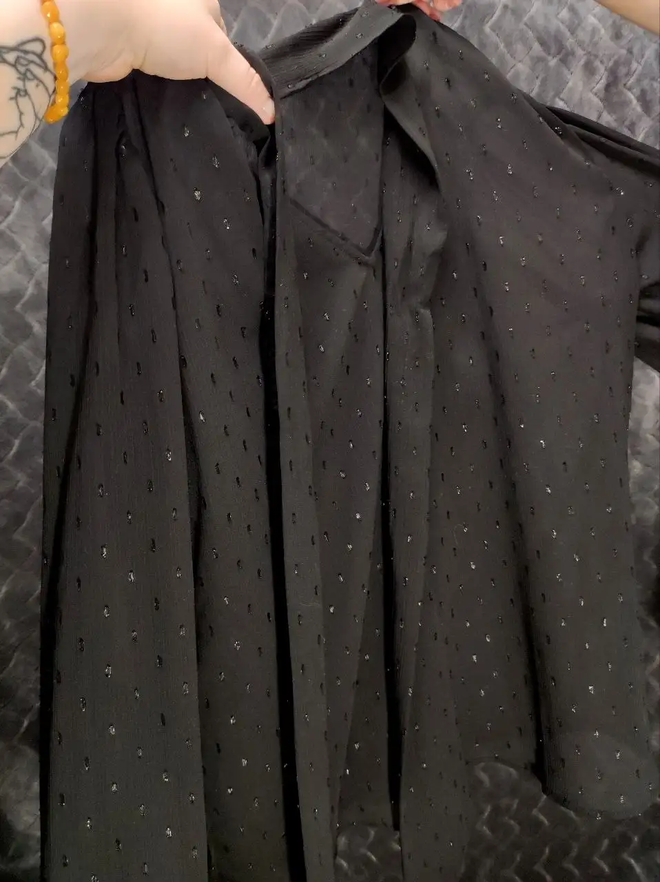 Стильная прозрачная блузка с бантом на воротнике, размер 46 (М) - Блузки (Одежда) в Тольятти