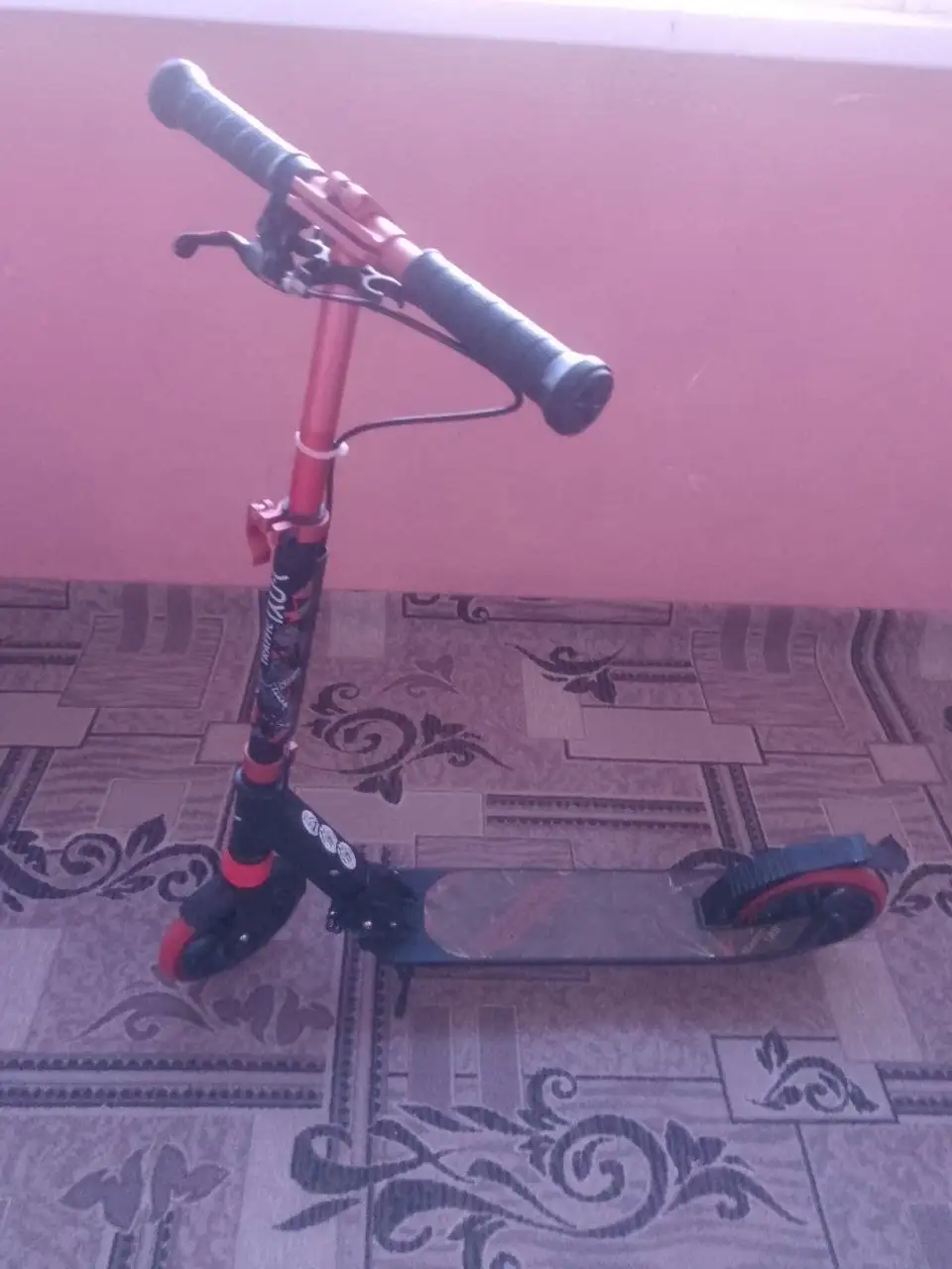 Самокат детский с ручным тормозом б/у - Барахолка в Тольятти