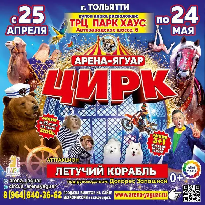 Билеты в цирк - Развлечения (Хобби и отдых) в Тольятти