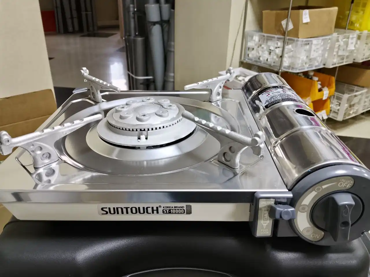 Портативная газовая плита в кейсе