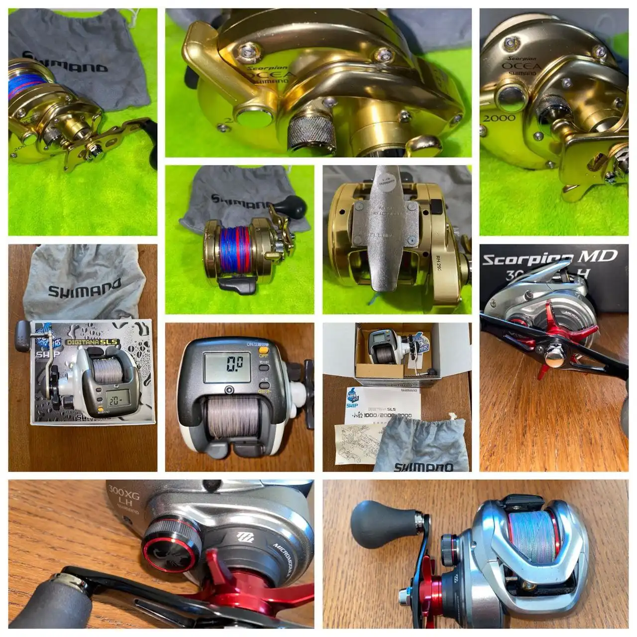 Продажа рыболовных катушек Shimano из Японии