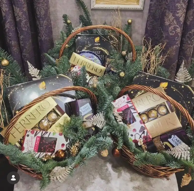 Новогодние коробочки и корзинки