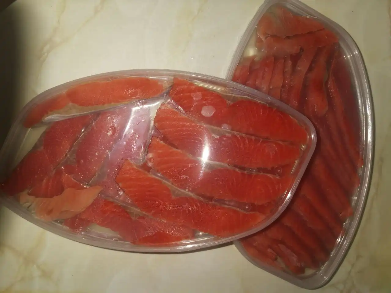 Филе Нерки и Кета в масле