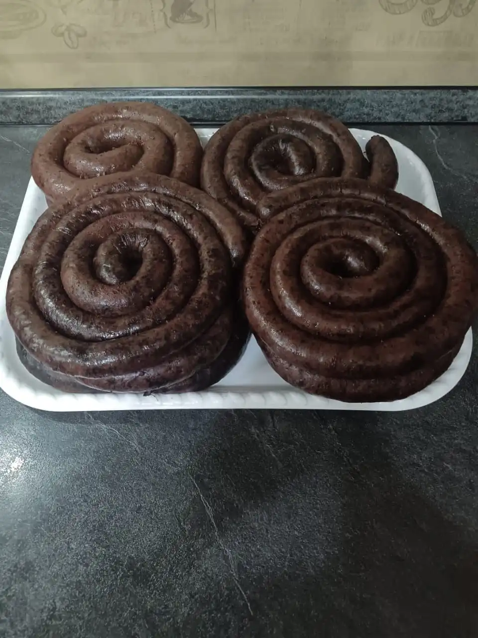 Продажа кровяной колбасы и сунде