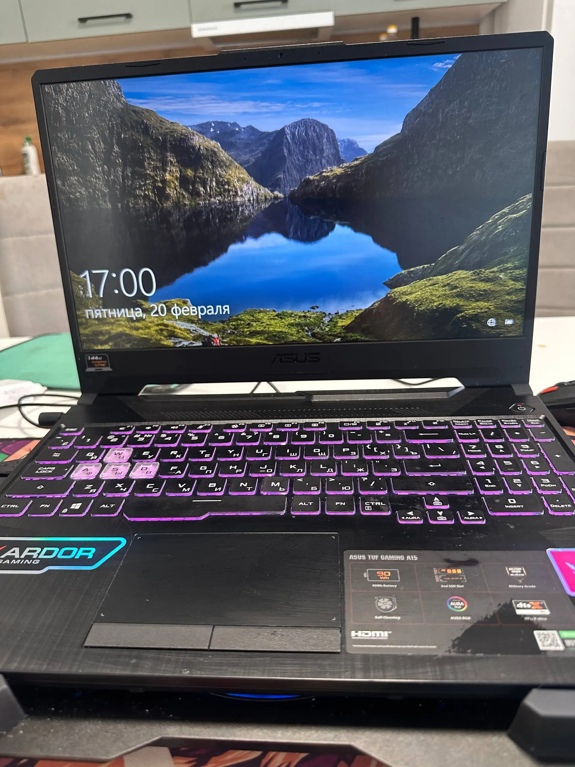 Ноутбук ASUS TUF GAMING A15 с мышкой Ardor - Ноутбуки (Электроника) в Южно-Сахалинск