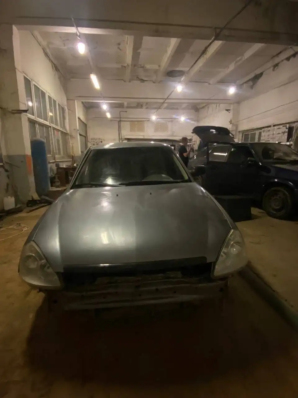 Lada Priora 2008 после ДТП, 3 владельца, автотека зелень