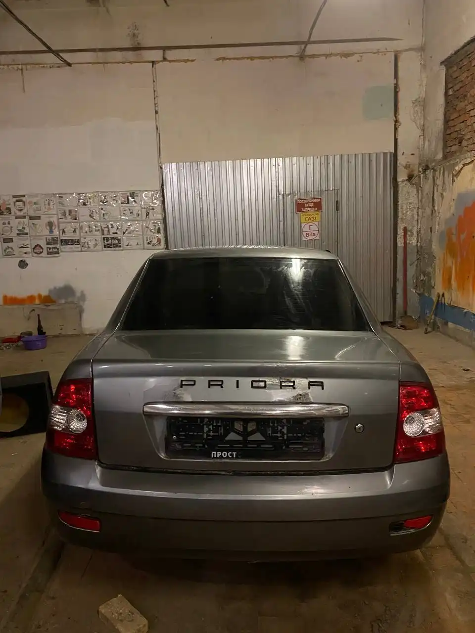 Lada Priora 2008 после ДТП, 3 владельца, автотека зелень