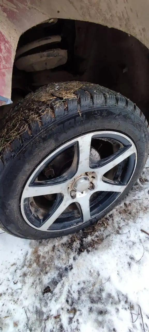 Диски на зимней резине R15 4*100