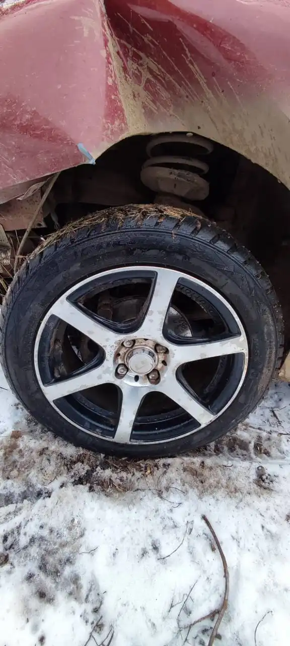 Диски на зимней резине R15 4*100