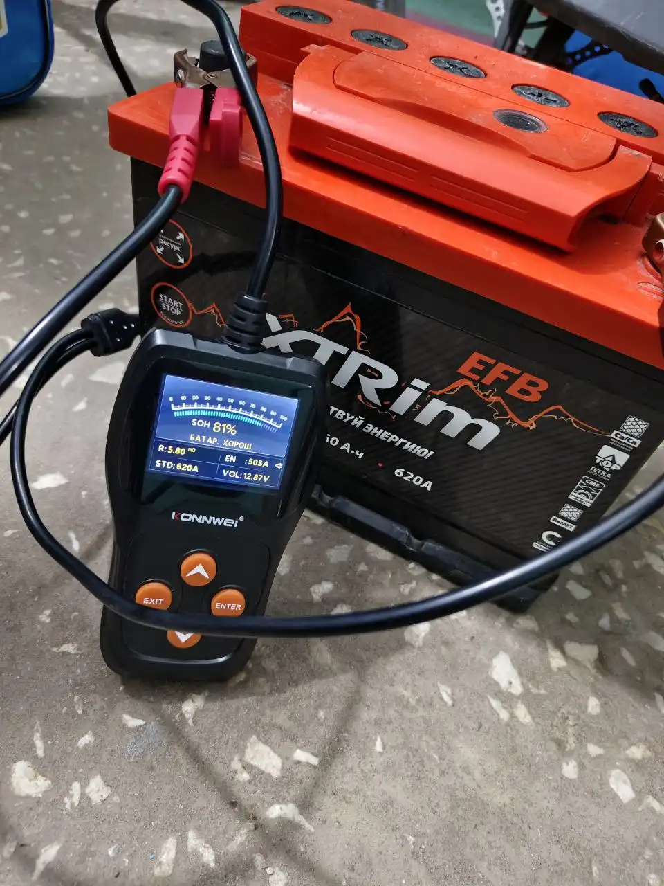 Продам АКБ с проверкой генератора и утечки тока - Запчасти (Авто) в Октябрьский