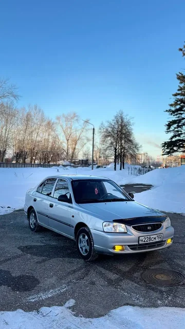 Hyndai Accent 2005 года, Юр. чисто, отличное состояние - Обмен автомобилей в Уфа