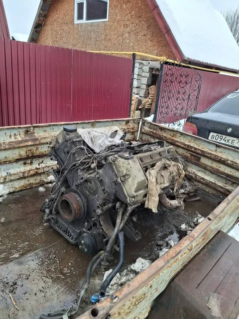 Продам мотор с коробкой от BMW E39 V8 3.5 - Инжектор в Уфа