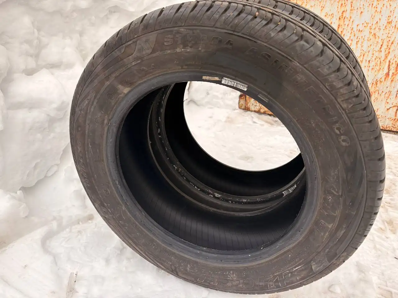 Пара идеальных шин Viatti R15 195/60 - Шины и диски (Запчасти) в Неизвестно