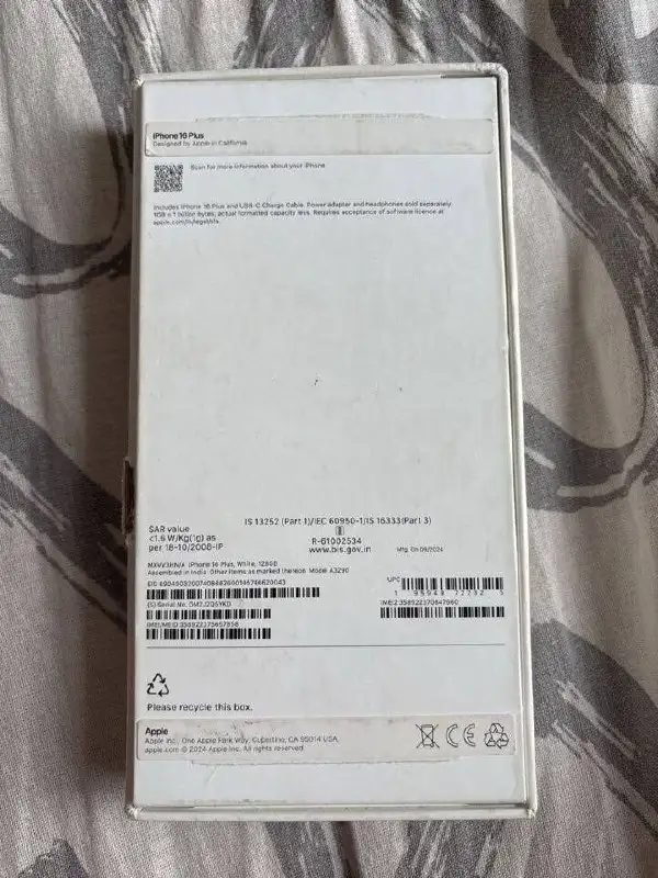 Обмен iPhone 16 Plus 128Гб на автомобиль - Барахолка в Неизвестно