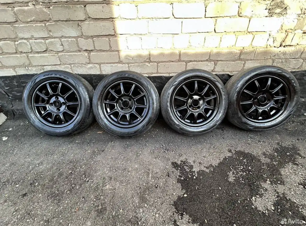 Литые диски на резине 185/60 R14 - Литые диски (Авто) в Неизвестно