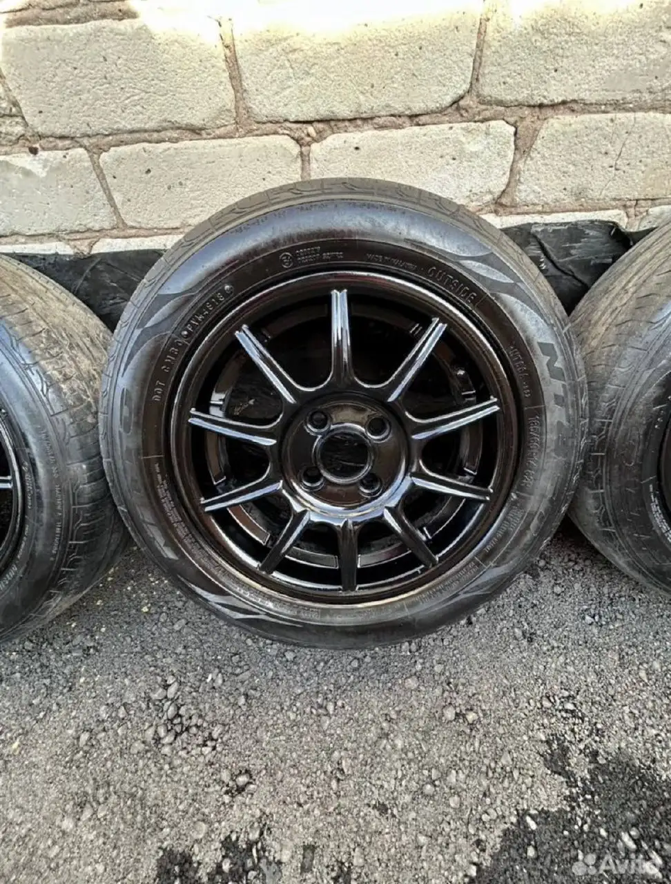 Литые диски на резине 185/60 R14 - Литые диски (Авто) в Неизвестно