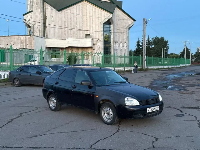 Продажа Лада Приора в черном цвете, 2008 год - Легковые автомобили в Челны