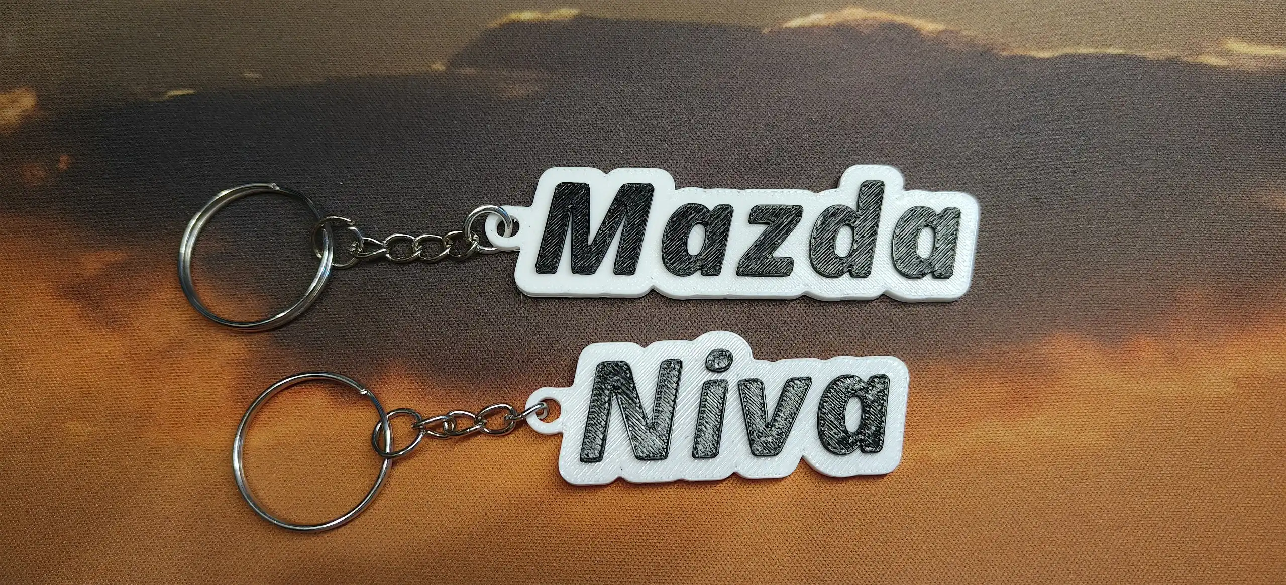 Брелки с марками авто и любым текстом на 3D-принтере - 3D-печать (Хобби и отдых) в Ульяновск