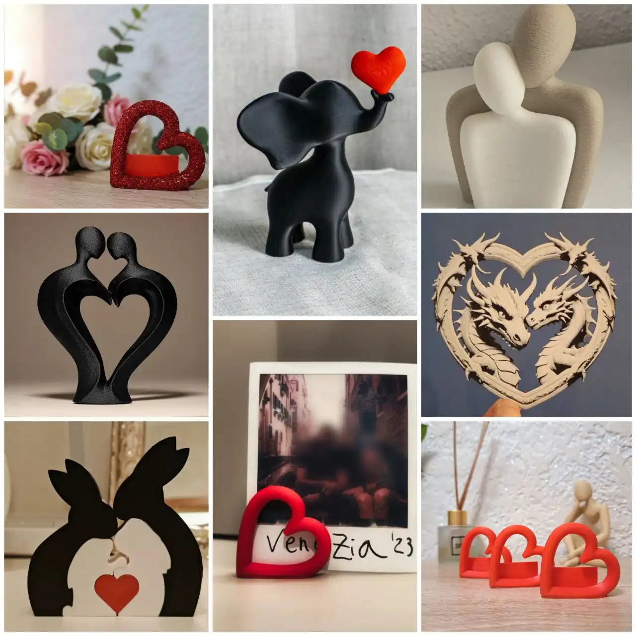 Валентинки 3D-декор для праздника - Хендмейд (Барахолка) в Ульяновск