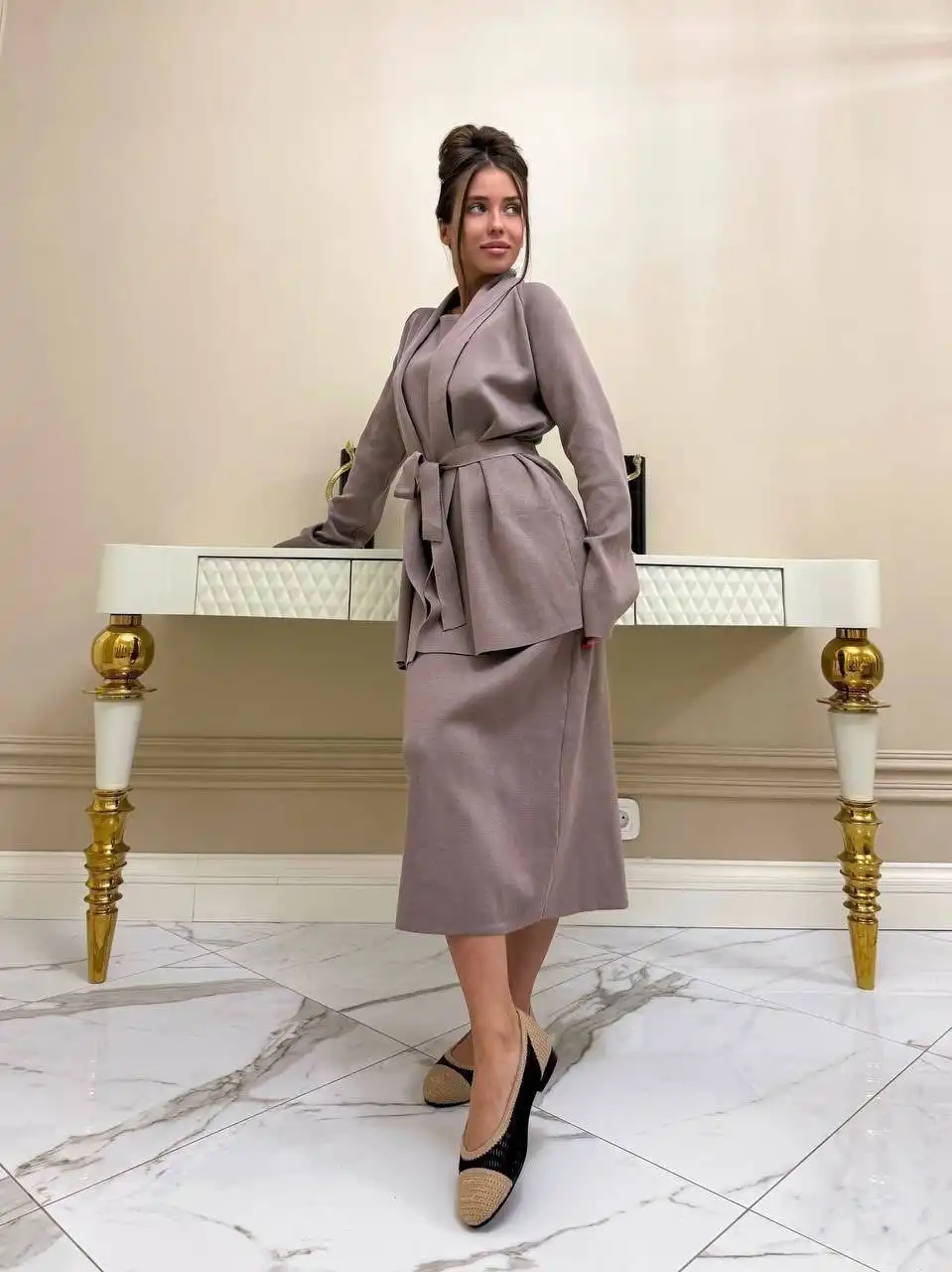 Костюм платье+кардиган размер 44-50 - Женская одежда (Одежда) в Ульяновск