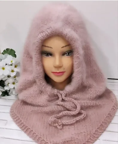 Капор ручной работы из ангора - Аксессуары в Ульяновск