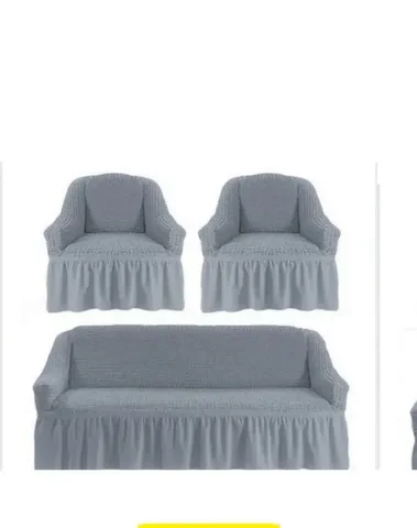 Комплект чехлов диван+2 кресла серый - Для дома и дачи в Ульяновск