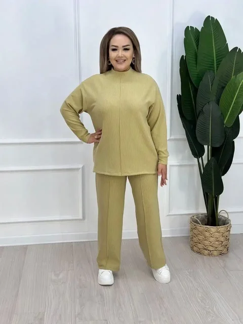 Костюм трикотаж+кашемир теплый размер 52 - Одежда в Ульяновск