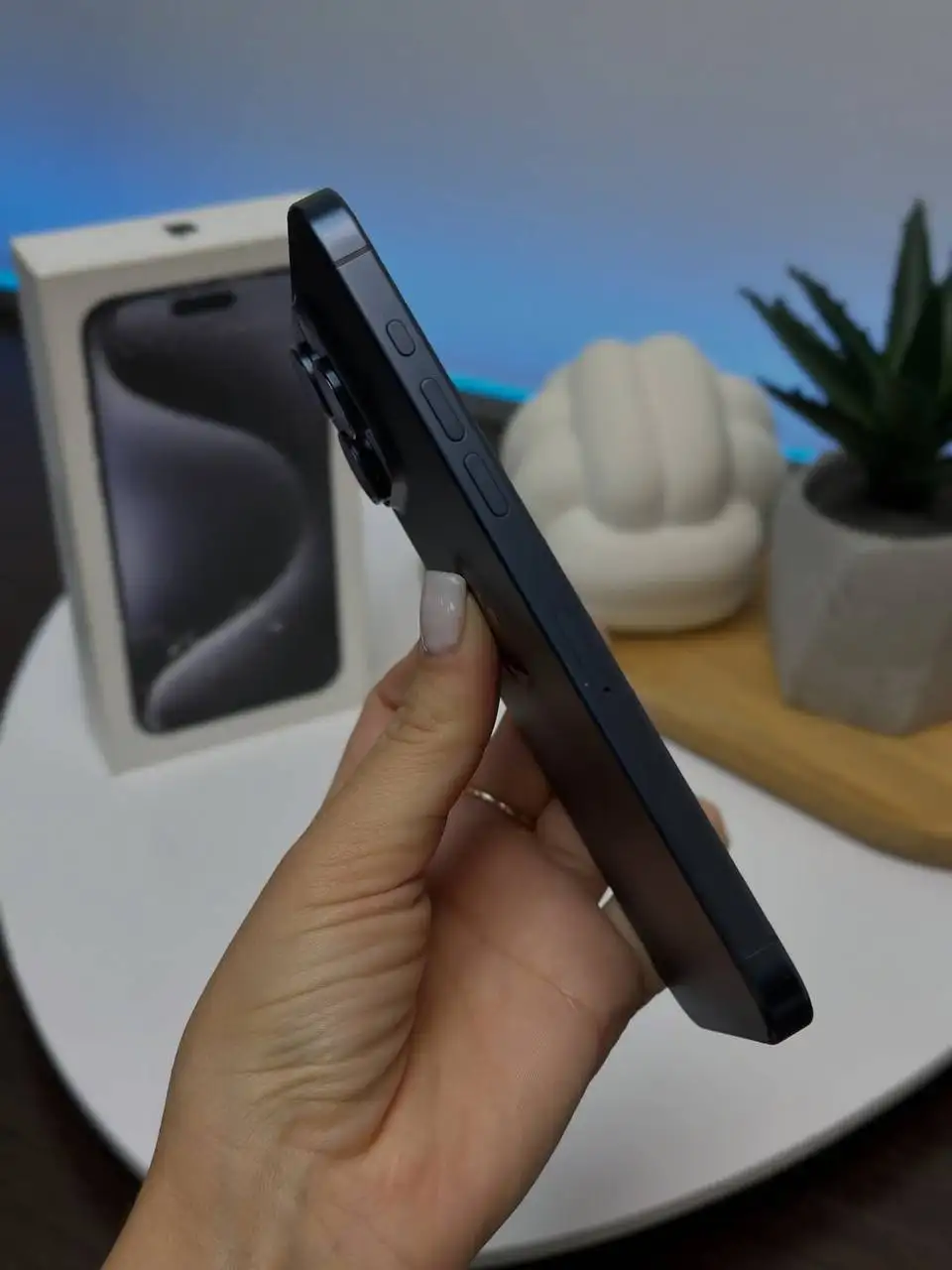 iPhone 15 Pro Max Blue Titanium 256Gb - Смартфоны (Электроника) в Ульяновск