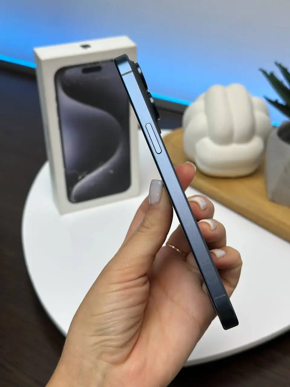 iPhone 15 Pro Max Blue Titanium 256Gb - Смартфоны (Электроника) в Ульяновск