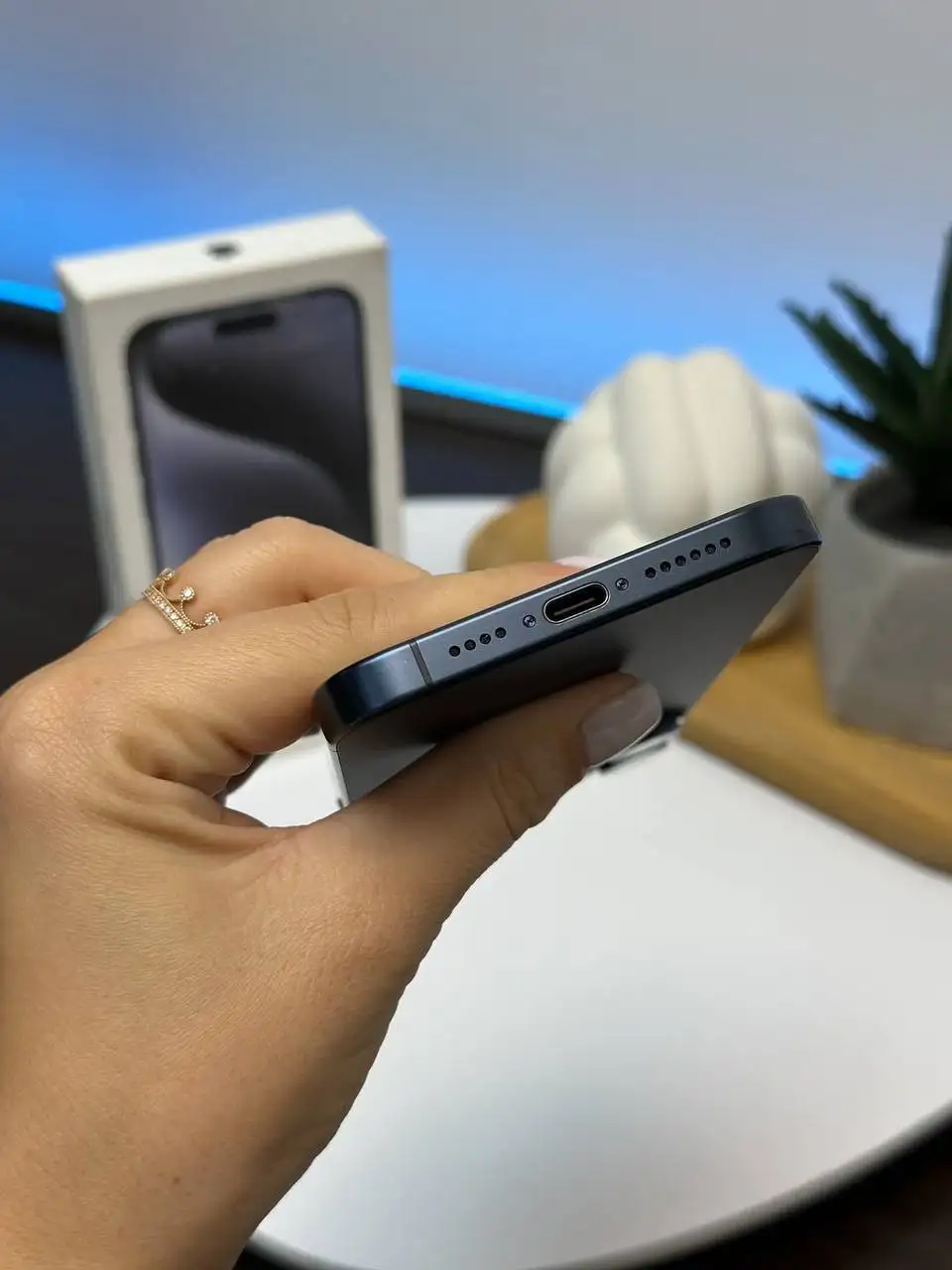 iPhone 15 Pro Max Blue Titanium 256Gb - Смартфоны (Электроника) в Ульяновск