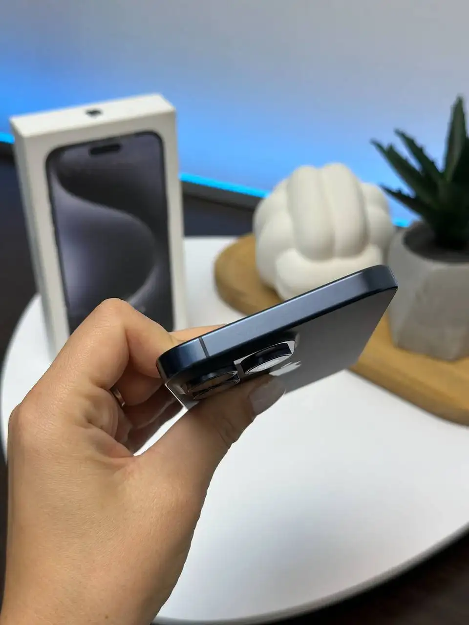 iPhone 15 Pro Max Blue Titanium 256Gb - Смартфоны (Электроника) в Ульяновск