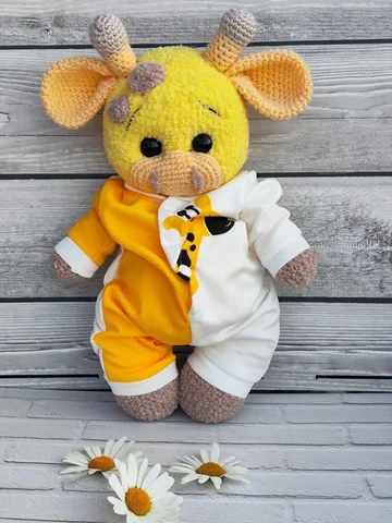 Продается игрушка Жираф с одеждой - Часы в Ульяновск