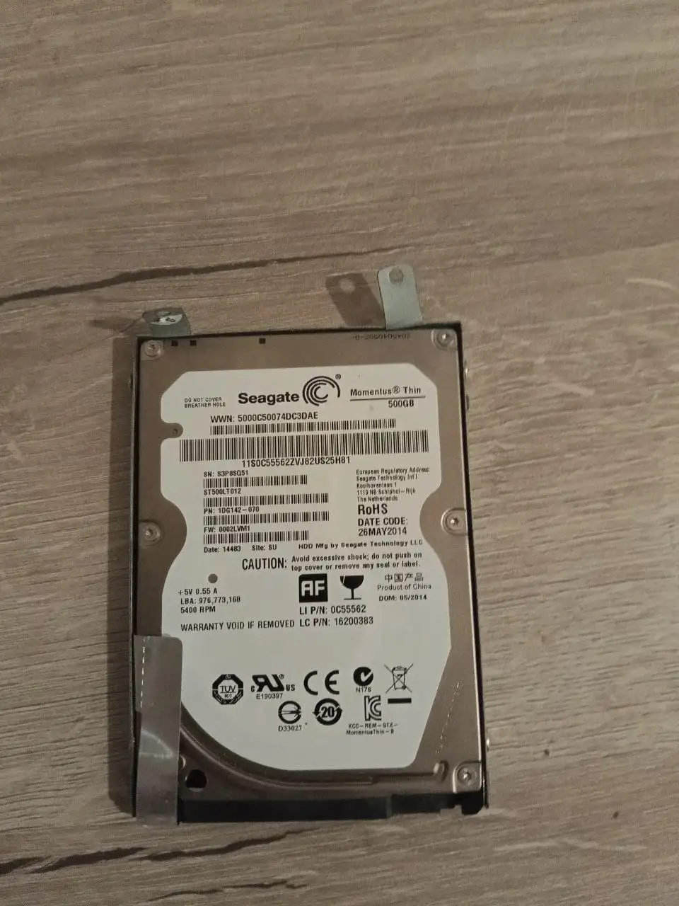Жесткий диск Seagate Momentum Thin 500GB 2.5" для ноутбука - Комплектующие для ПК (Электроника) в Ульяновск