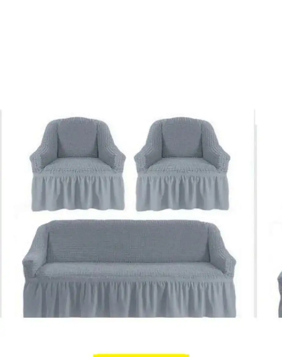 Комплект чехлов диван+2 кресла серый