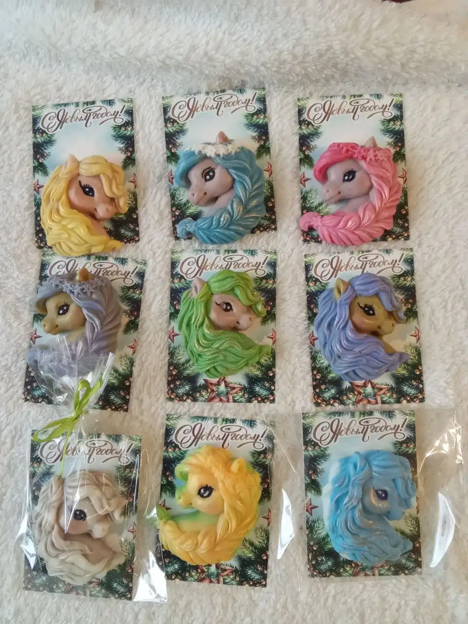 Новогоднее мыло ручной работы