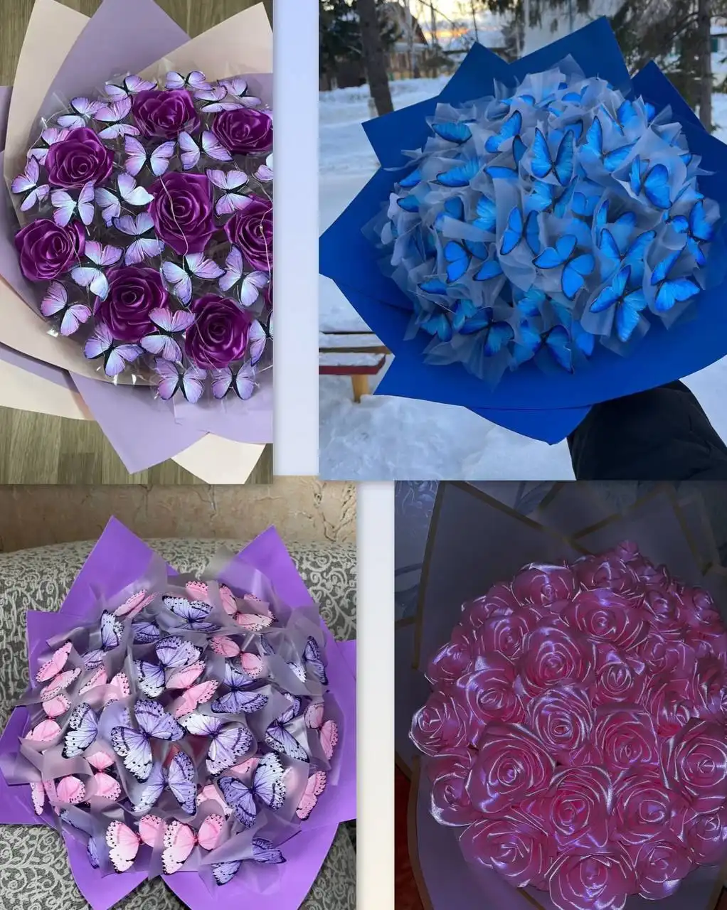 Предзаказ на долговечные букеты