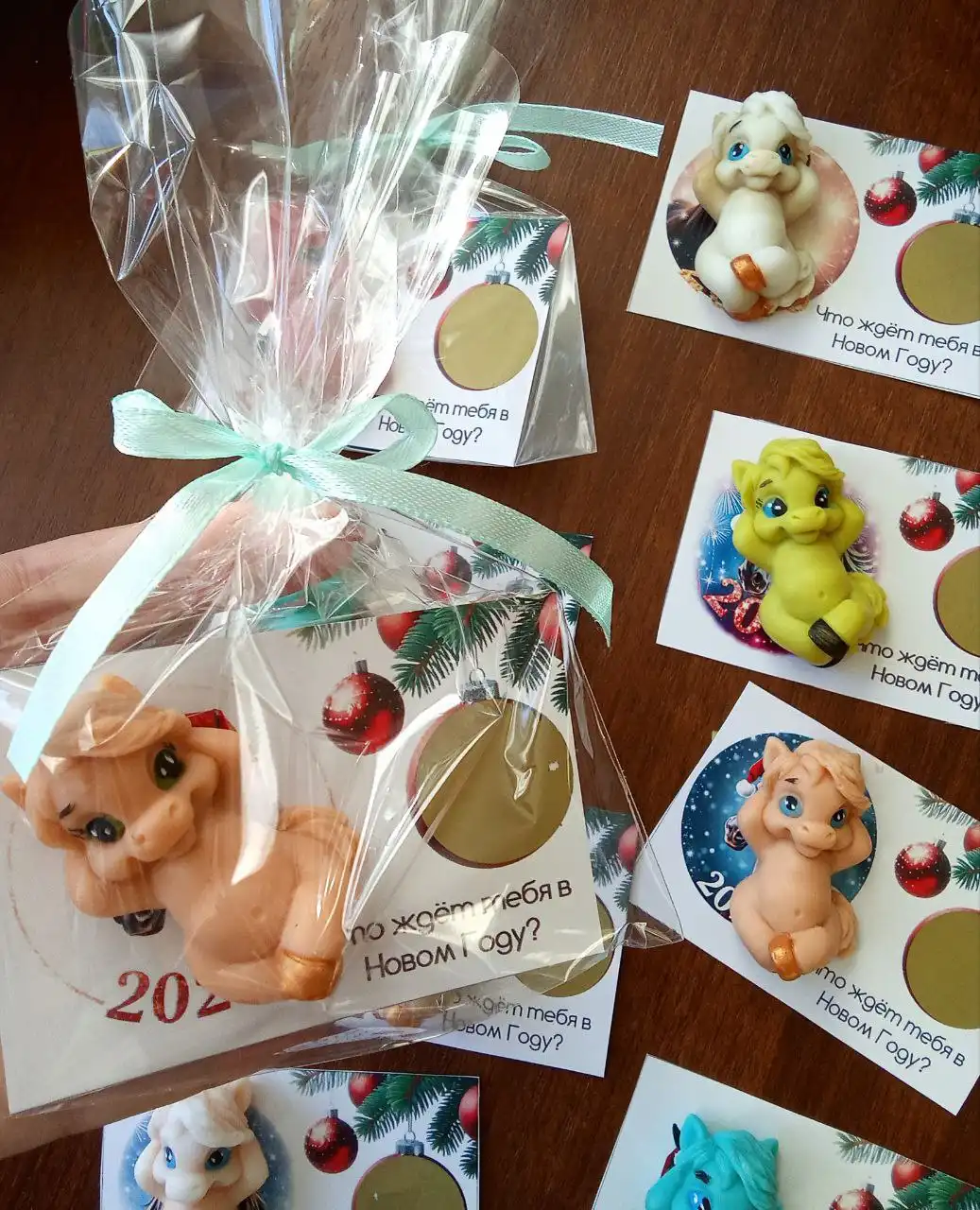 Новогоднее мыло ручной работы