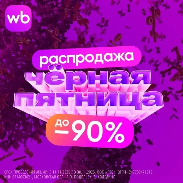 Черная Пятница на WB — ловите моменты выгоды!
