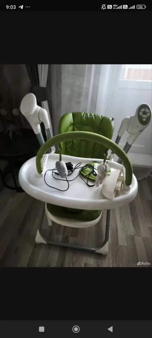 Стульчик-электрокачеля