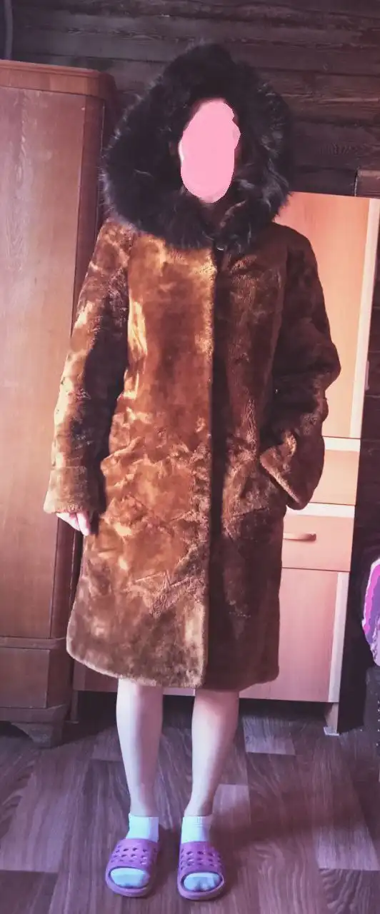 Продажа б/у женских шуб мутон
