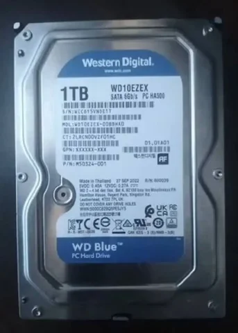 Жёсткий диск WD 1TB новый, б/у пару часов - частное объявление в Чита