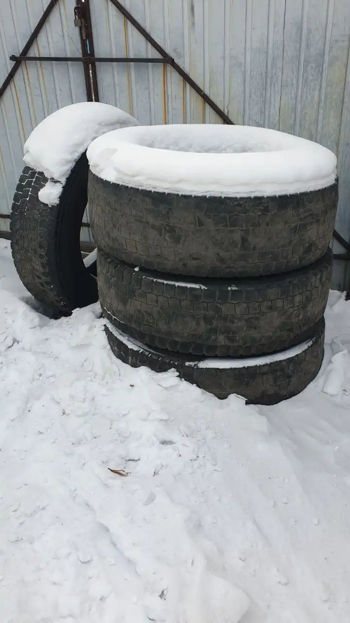 Отдам покрышки с седельного тягача