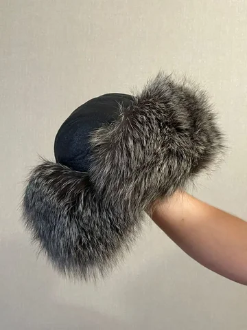 Шапка ушанка из натурального меха - Головные уборы в Чита