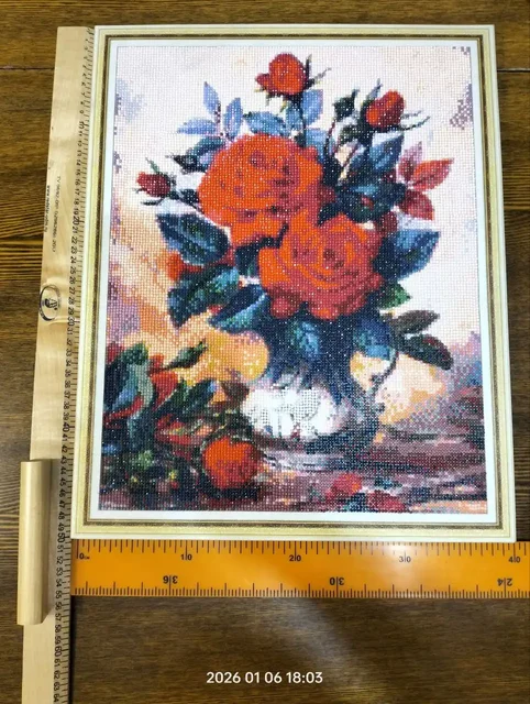 Картина из страз на Рождество - Садоводство в Чита