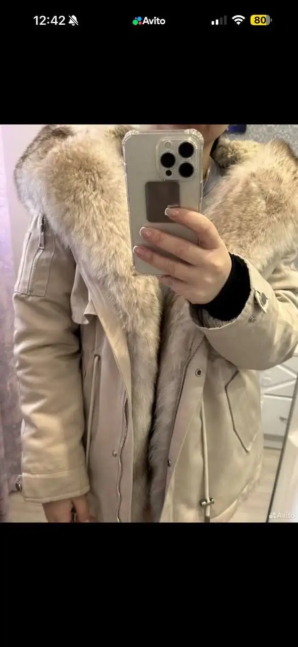 Продам парку из натурального кролика