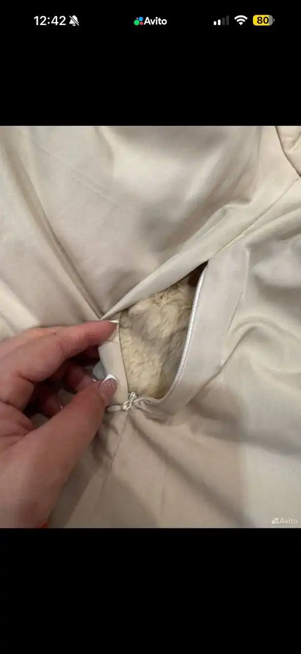 Продам парку из натурального кролика